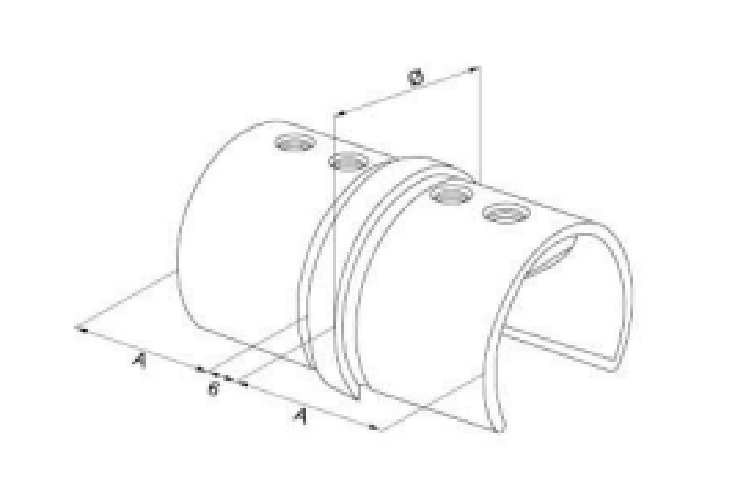 CONECTOR PARA TUBO REDONDO