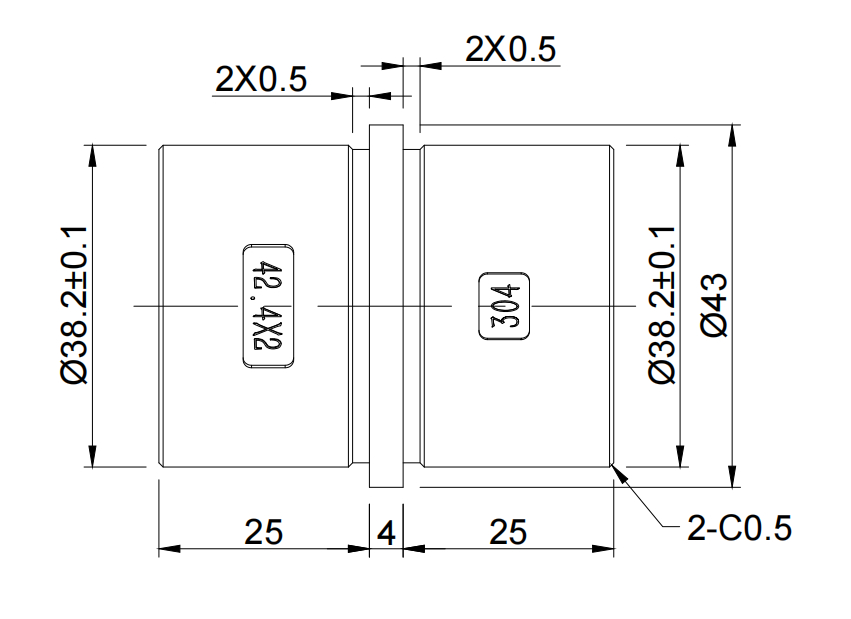CONECTOR UNION PARA TUBO REDONDO